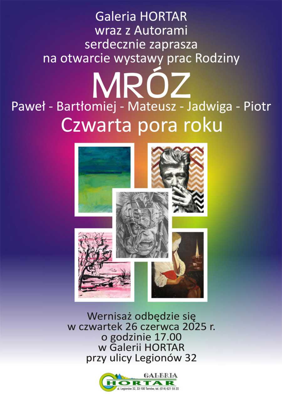 Zaproszenie na wystawę "Czwarta pora roku"